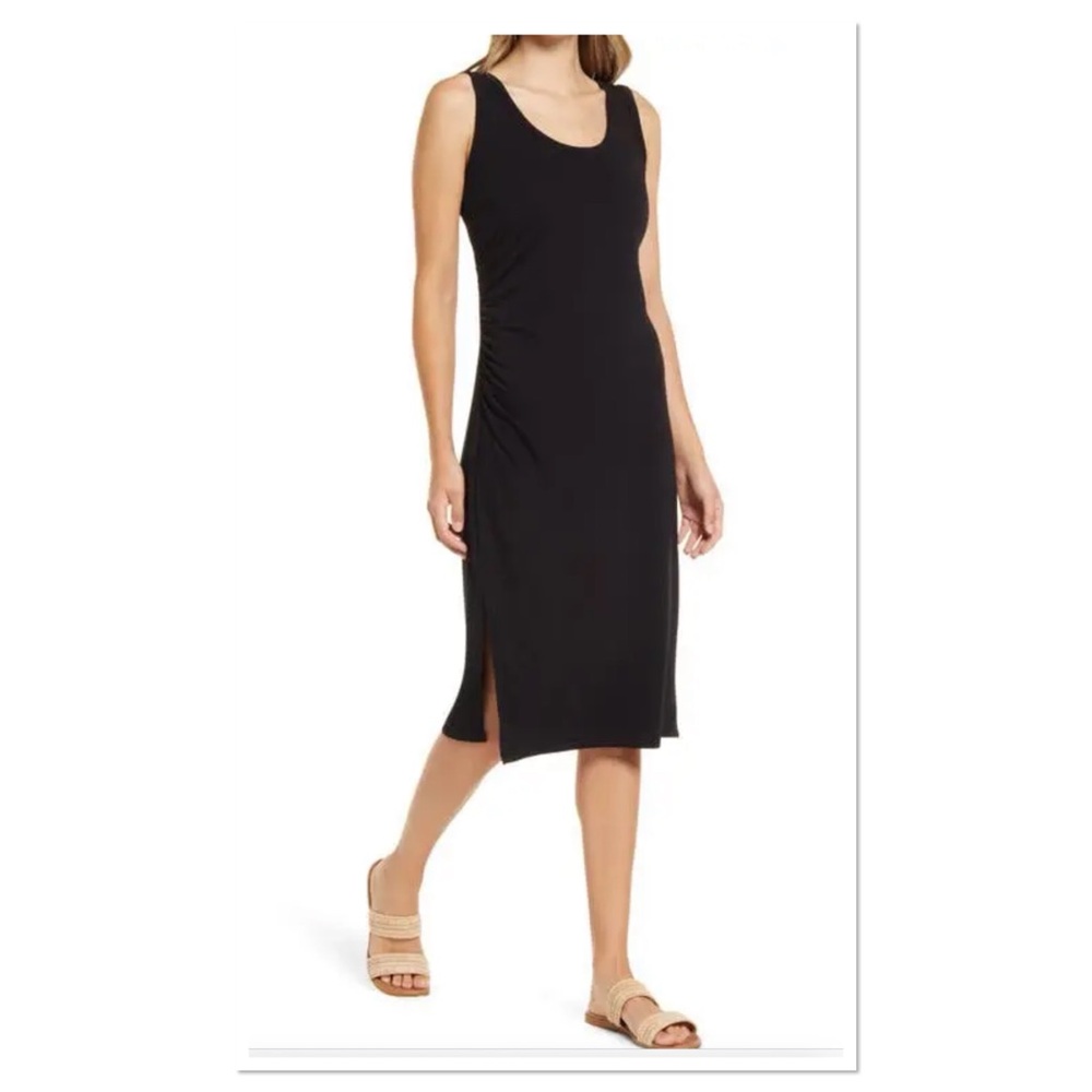 CASLON Side Ruched Tank Midi Dress Sz XXL NWT
